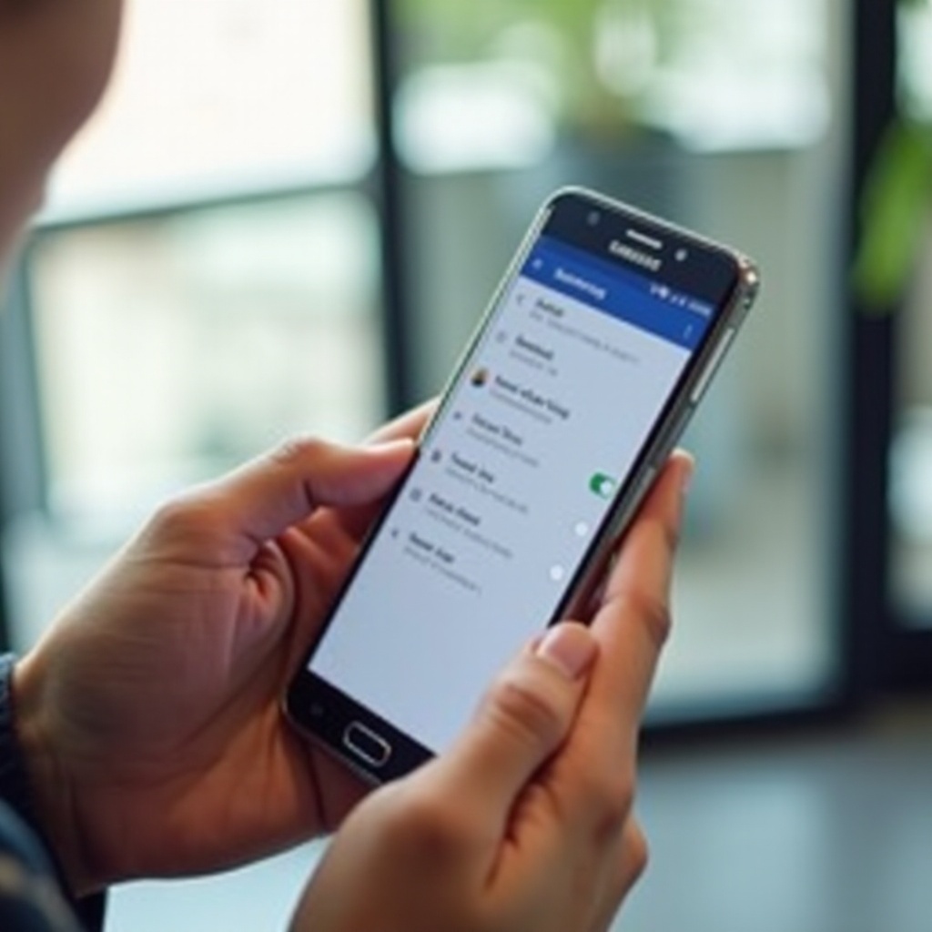 desativar o serviço de push da Samsung