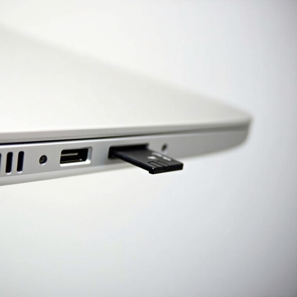 chromebook hewlett-packard onde coloco meu cartão sd