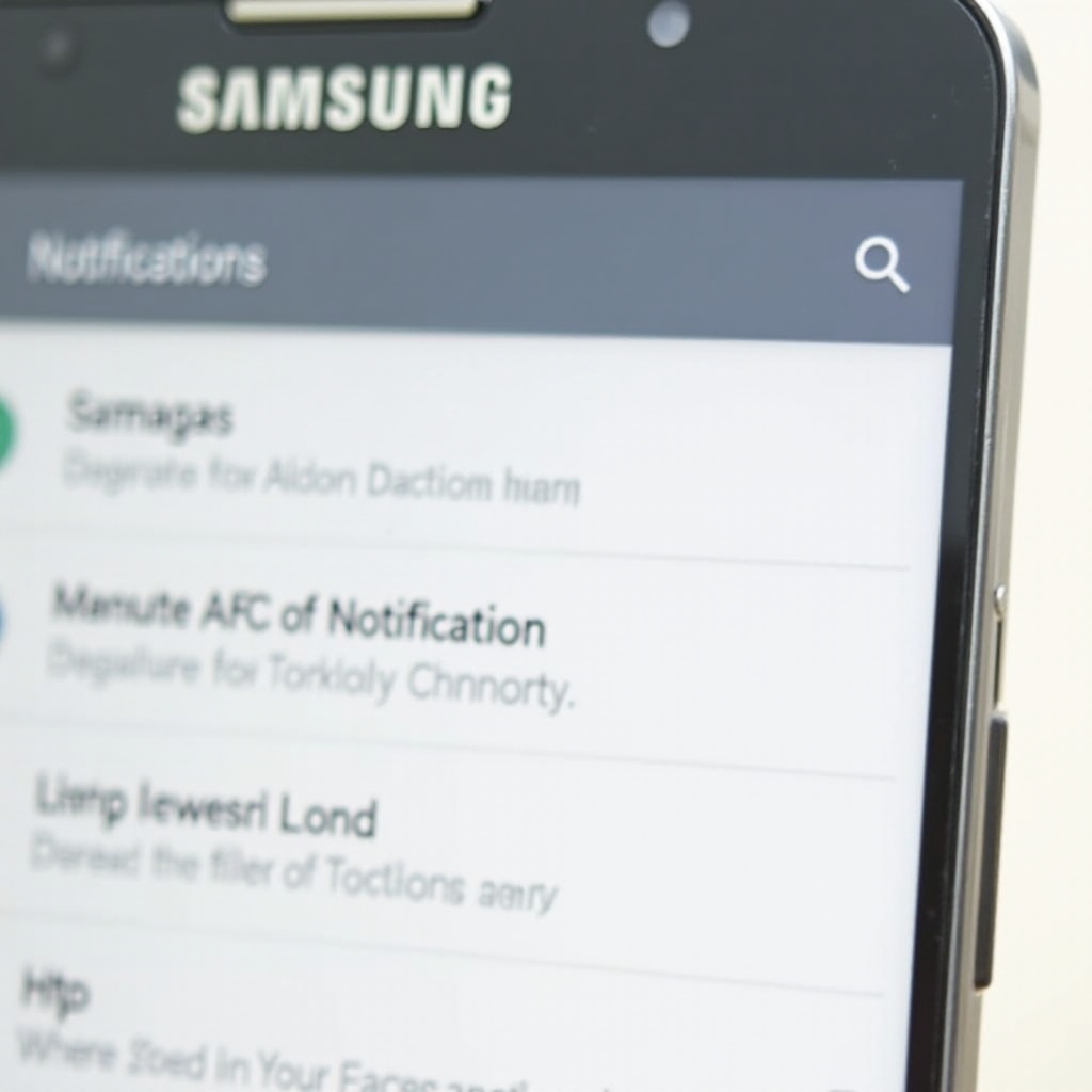 desactivar el servicio push de Samsung