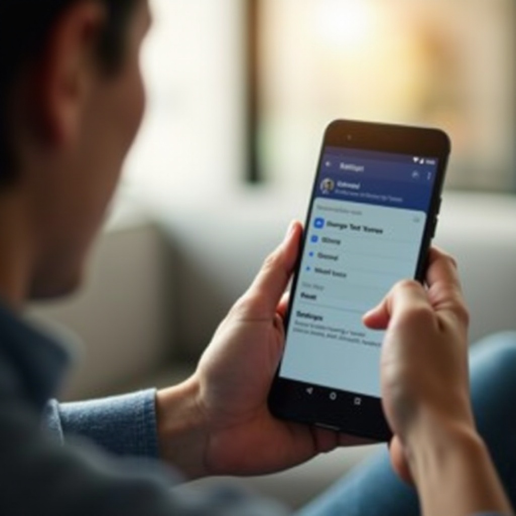 cambiar el tono del texto en Android