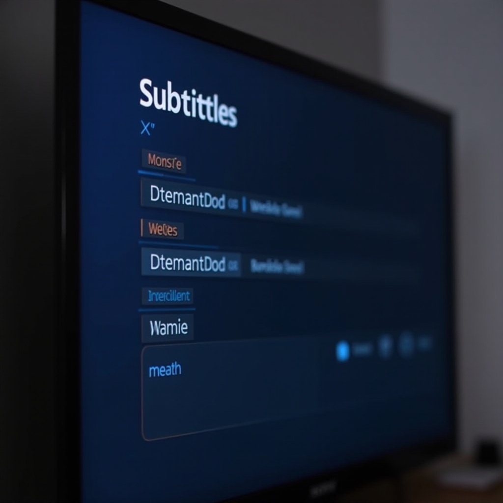 wie man Untertitel auf einem Sony-Fernseher ausschaltet