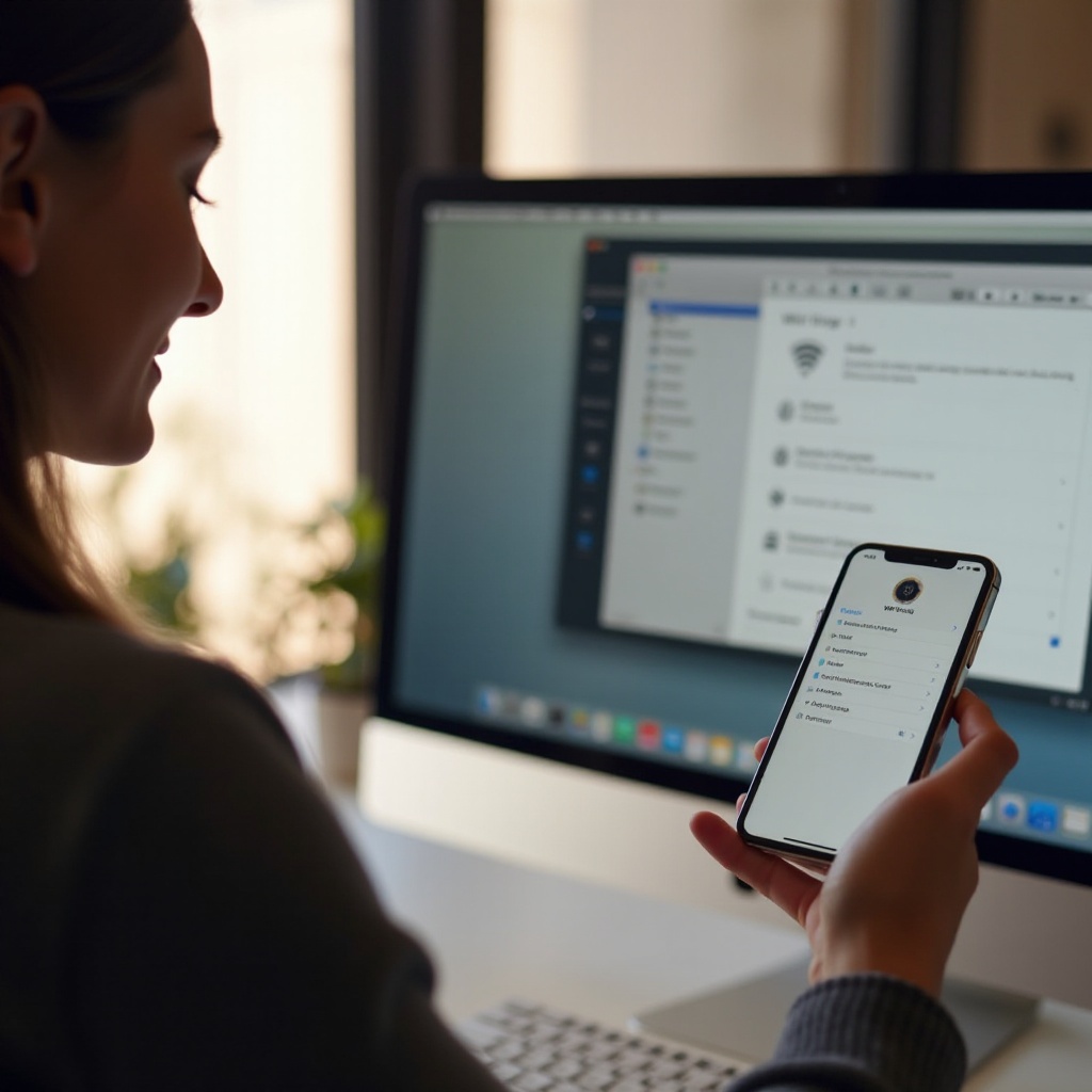 compartir la contraseña de wifi de Mac a iPhone
