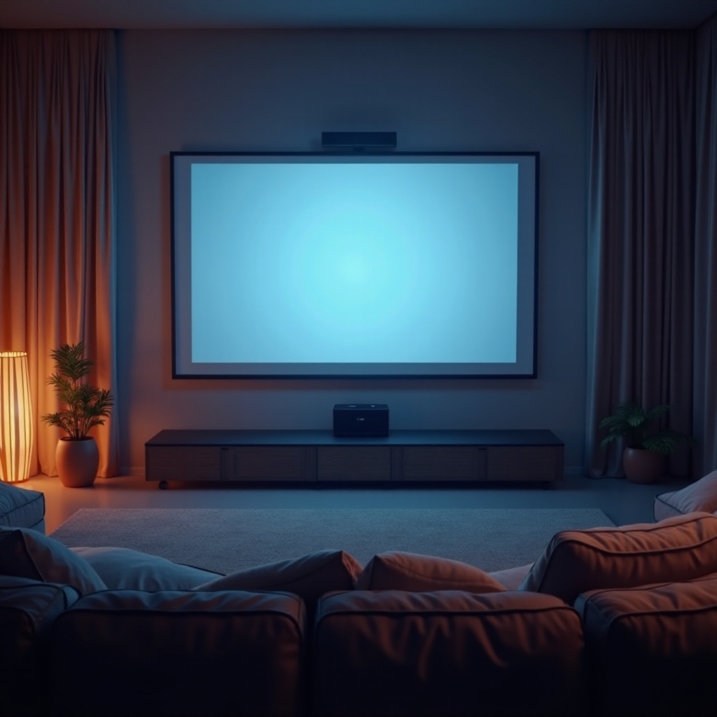 wie weit sollte ein Projektor von der Leinwand entfernt sein