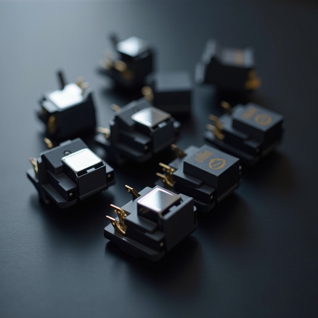 qual é o interruptor de teclado mais silencioso