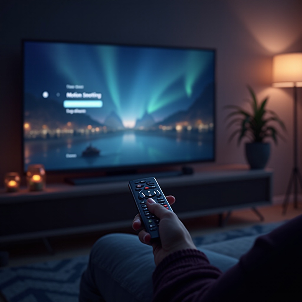 wie man Bewegungsglättung auf Samsung-Fernseher ausschaltet