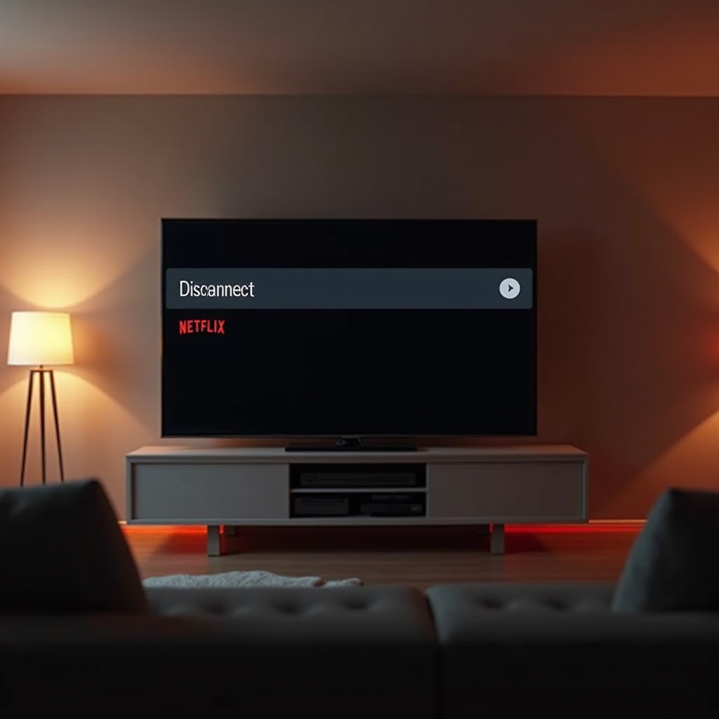 come disconnettersi da Netflix su TV Samsung