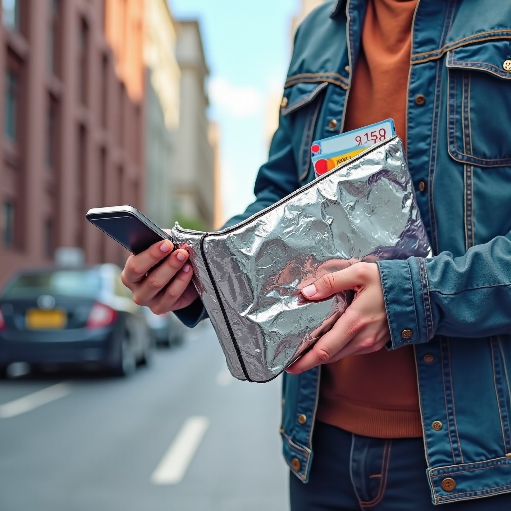 la pellicola di alluminio può bloccare gli scanner RFID