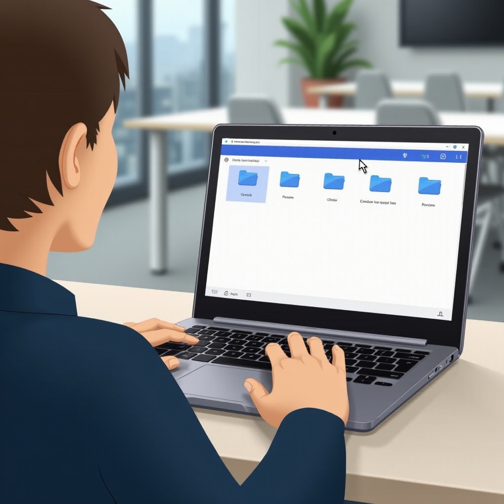 wie man einen Ordner in Dateien auf dem Chromebook löscht