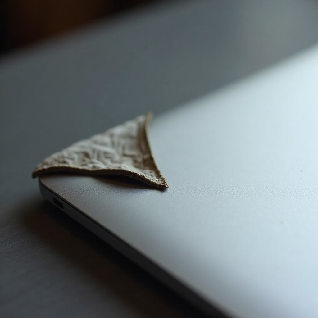 die Gummidichtung löst sich vom MacBook-Bildschirm