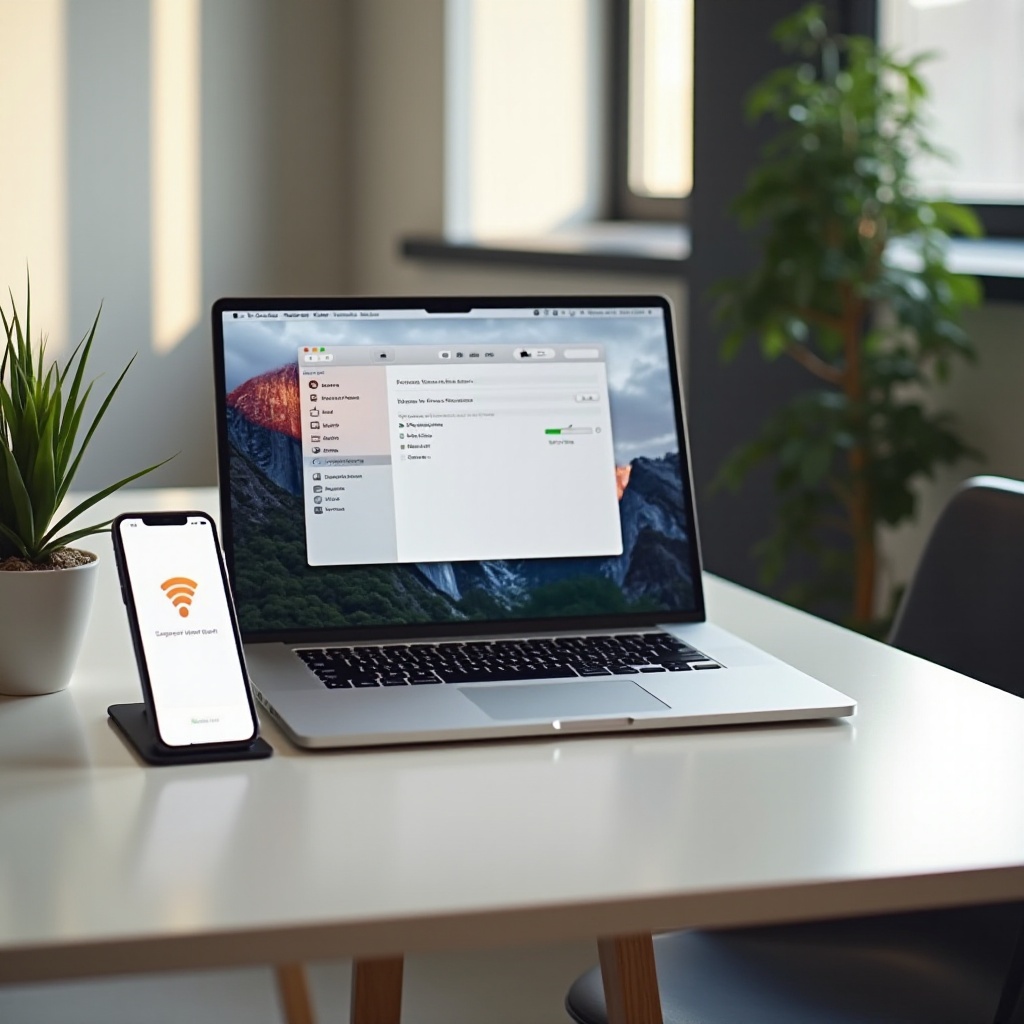 مشاركة كلمة مرور الواي فاي من ماك إلى آيفون