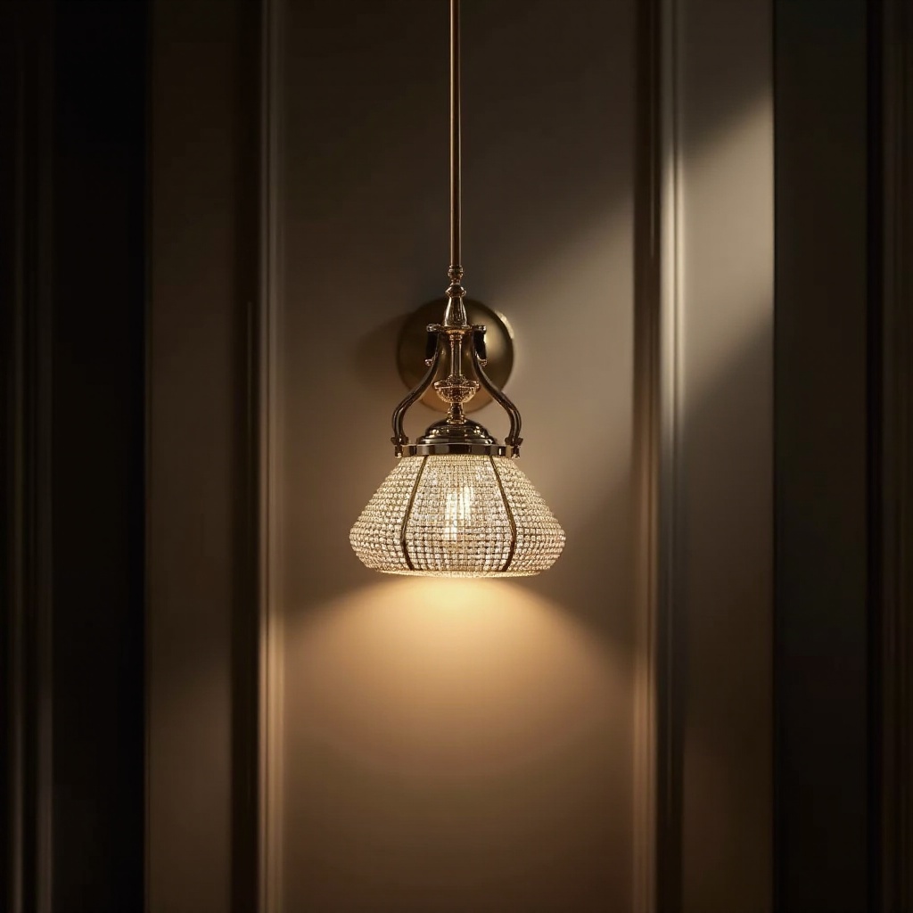 projecteur à finition premium avec accents en diamant