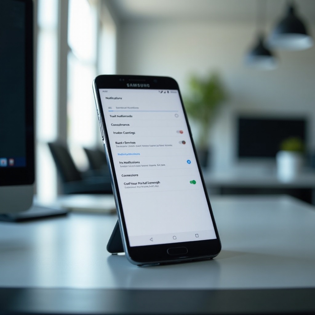 disattiva il servizio di notifica push di Samsung
