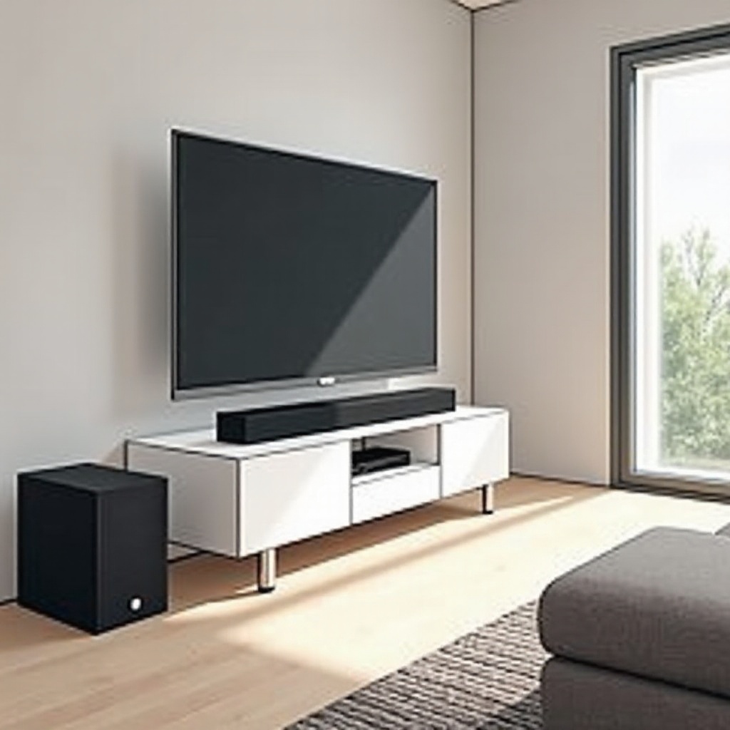 el subwoofer lg no se conecta a la barra de sonido