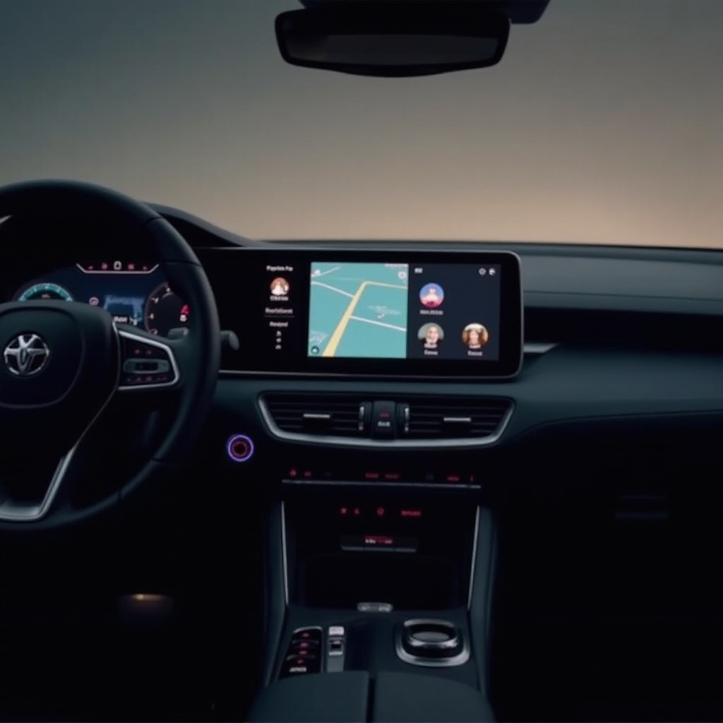 Android Auto im geteilten Bildschirm