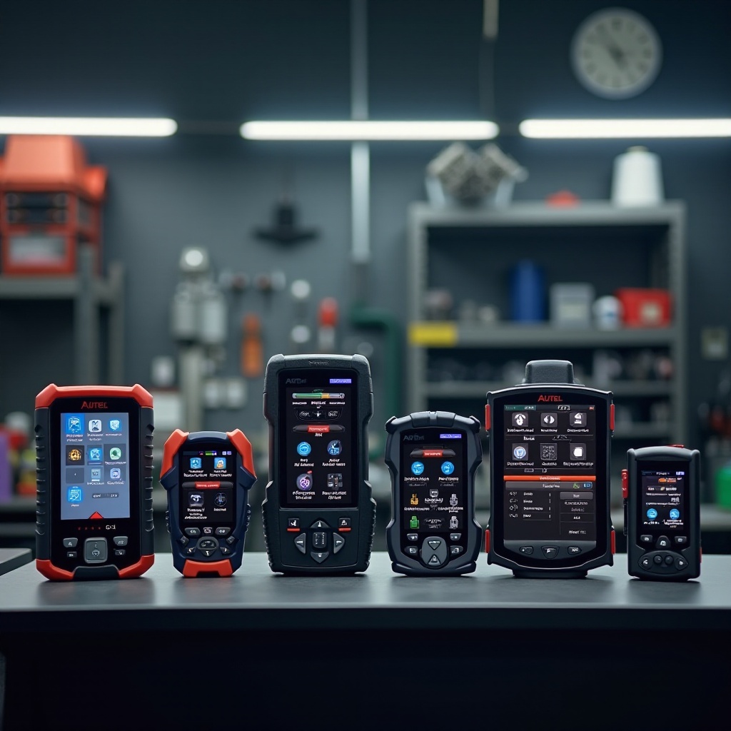 diferença entre scanners Autel