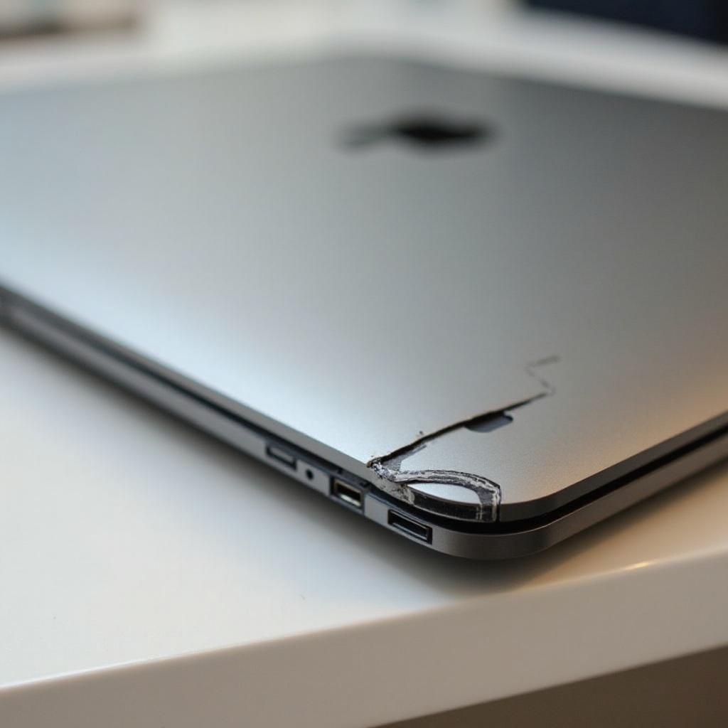 die Gummidichtung löst sich vom MacBook-Bildschirm
