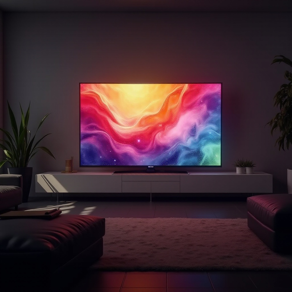 mancha de tela em TV OLED LG