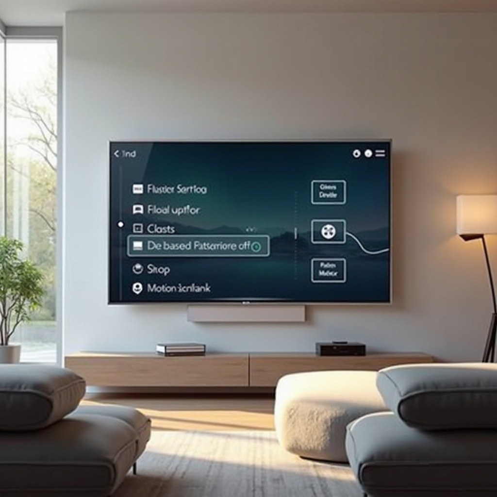 cómo desactivar el suavizado de movimiento en el televisor Samsung