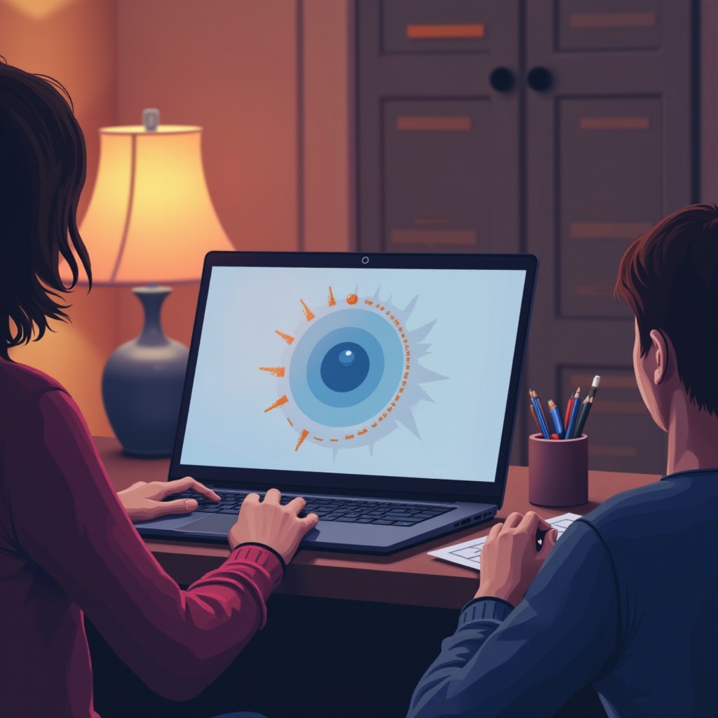 كيفية تقليل إجهاد العين في كروم بوك