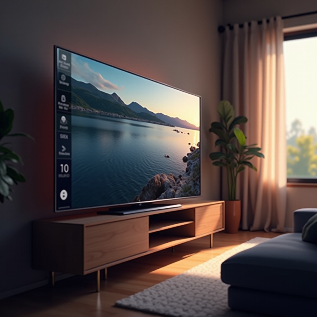 como desativar o suavização de movimento na TV Samsung