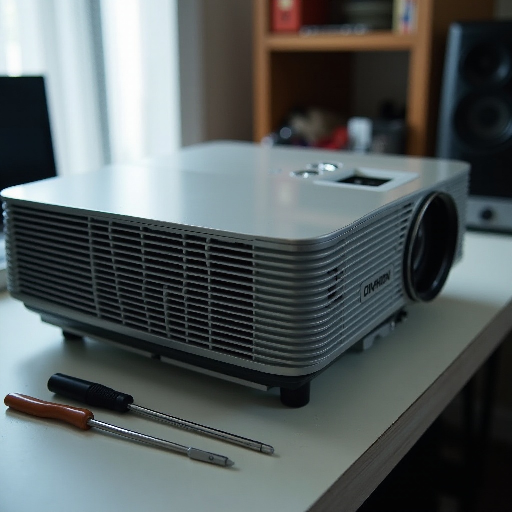 substituição do fusível do projetor home theater d ila