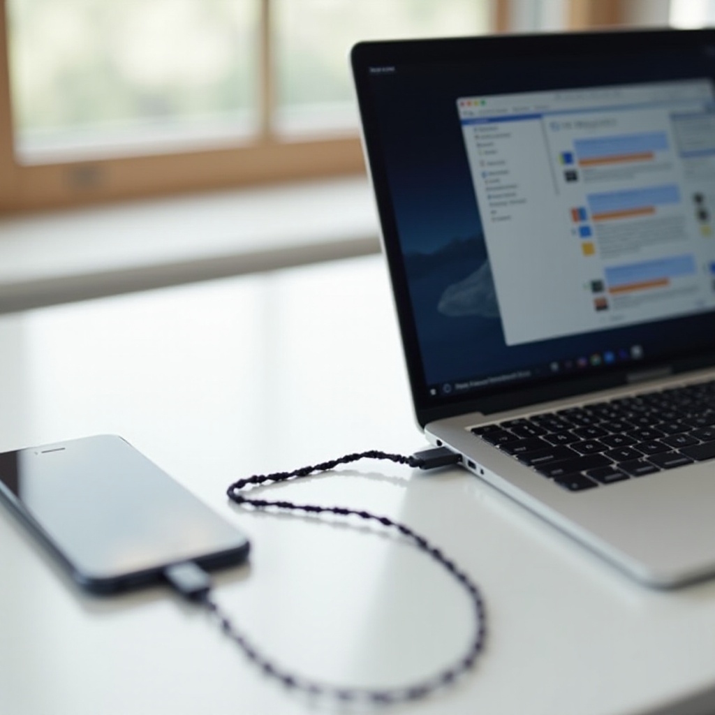 come trasferire dati da iPhone 15 a laptop Chromebook