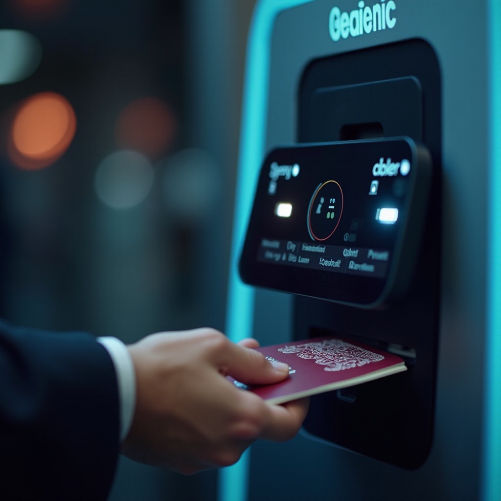 cómo funcionan los escáneres de pasaportes