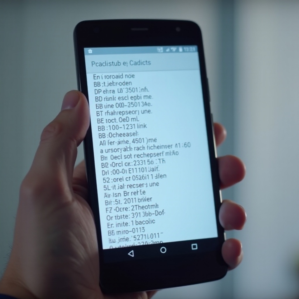 Liste der USSD-Codes für Android