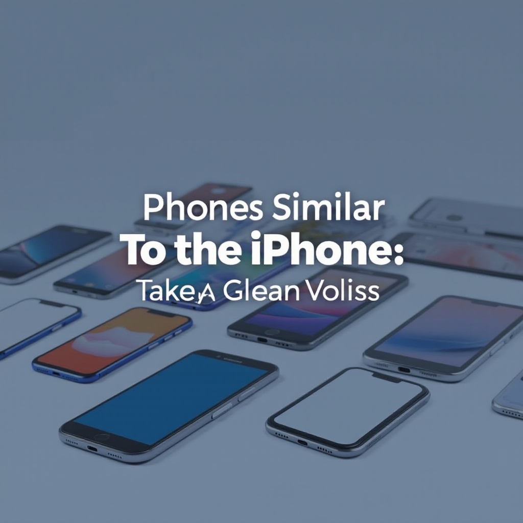 Handys, die dem iPhone ähneln