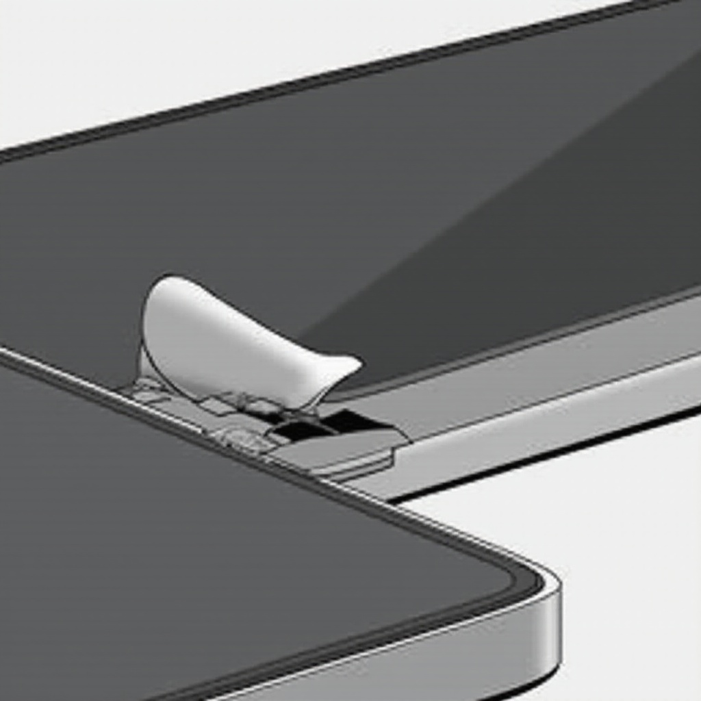 le joint en caoutchouc se détache de l'écran du MacBook