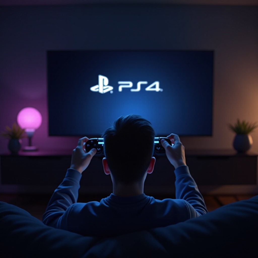 configuração da PS5 com TV