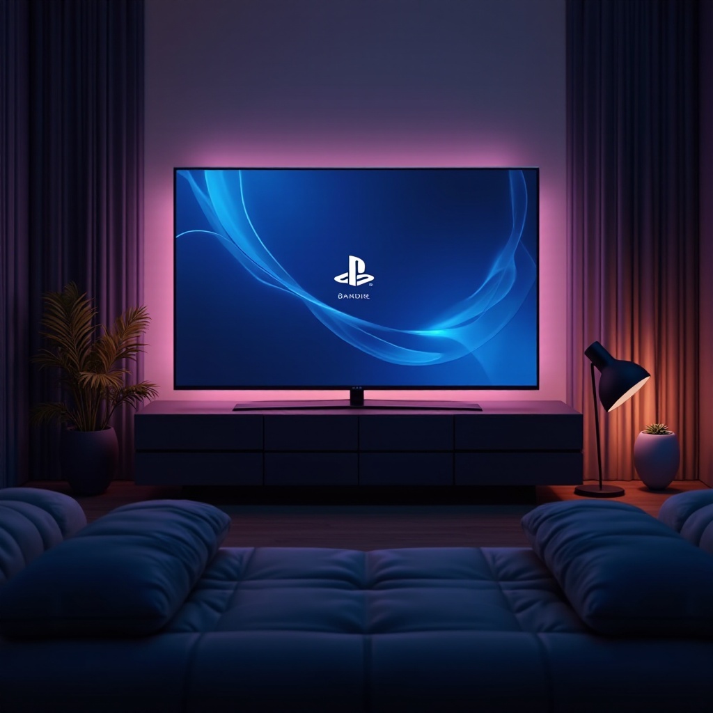 configuración de PS5 con TV