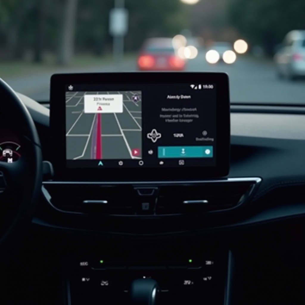 pantalla dividida de Android Auto