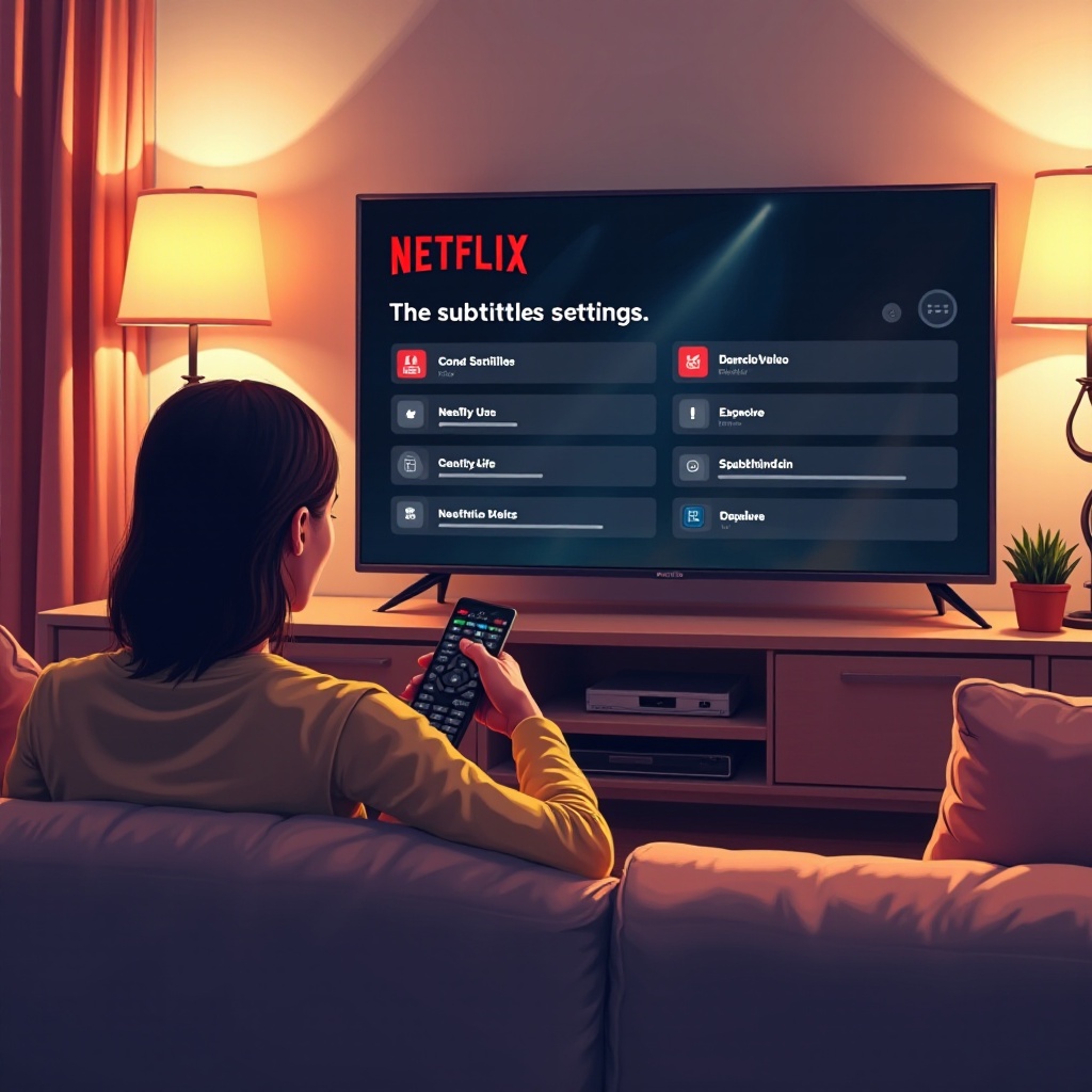 as legendas da Netflix mudam na TV