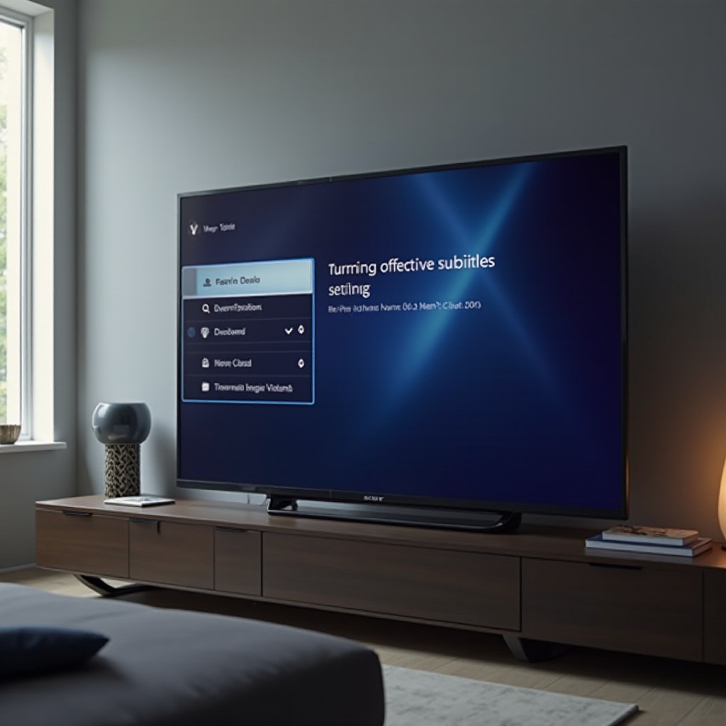 cómo desactivar los subtítulos en un televisor Sony