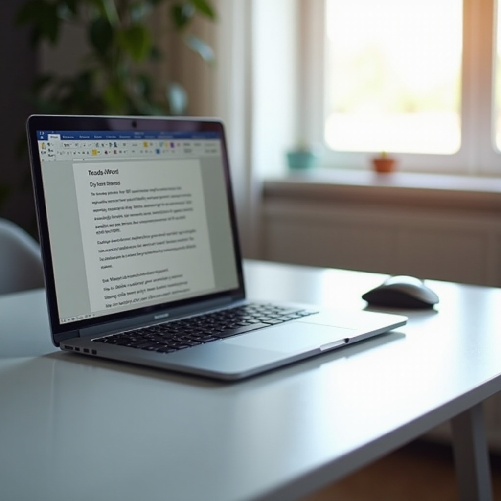 macbook word pourquoi toujours commencer par une version précédente