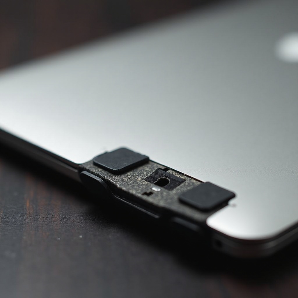 la guarnizione in gomma si sta staccando dallo schermo del MacBook