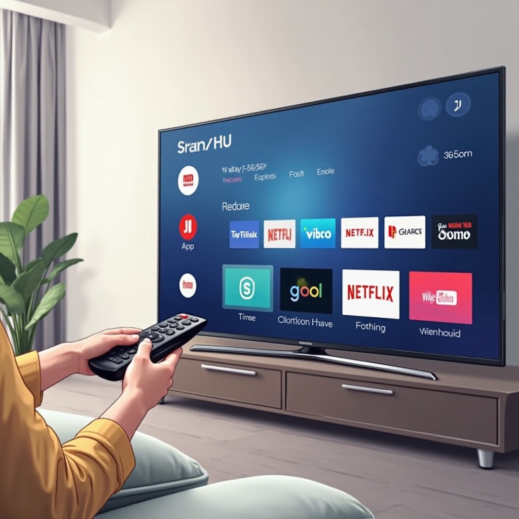 como desligar o smart hub na TV Samsung