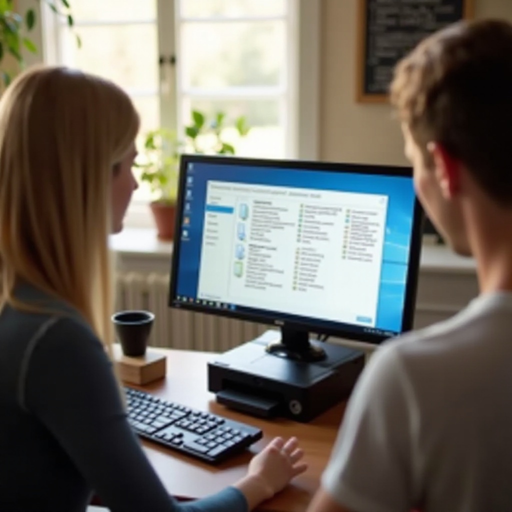 wie man einen Drucker unter Windows 10 freigibt