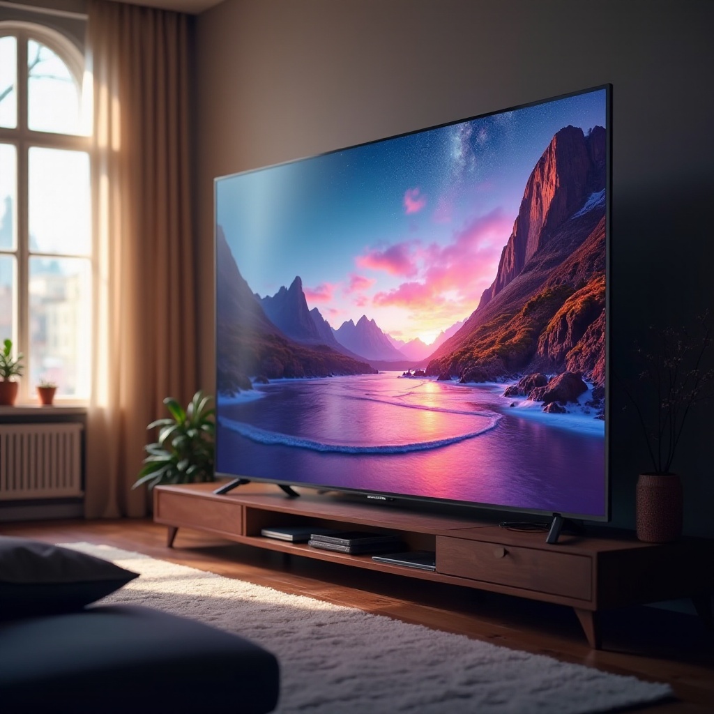 احتراق شاشة تلفزيون LG OLED