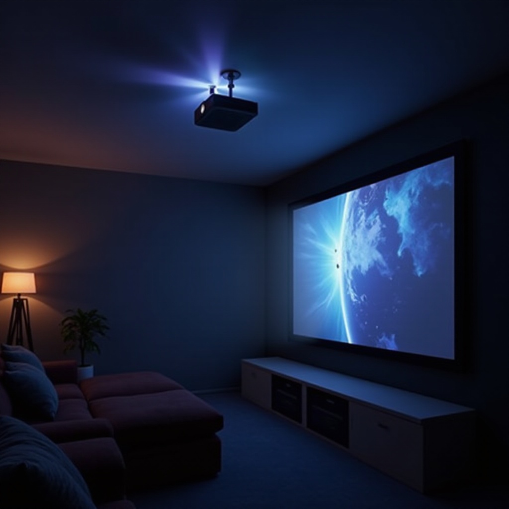 wie weit sollte ein Projektor von der Leinwand entfernt sein