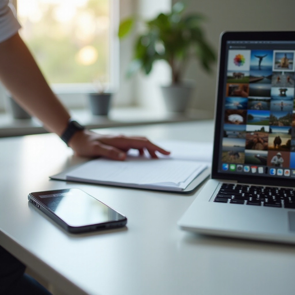 come trasferire dati da iPhone 15 a laptop Chromebook