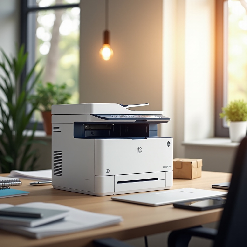 melhor impressora a laser colorida tudo-em-um para pequeno escritório