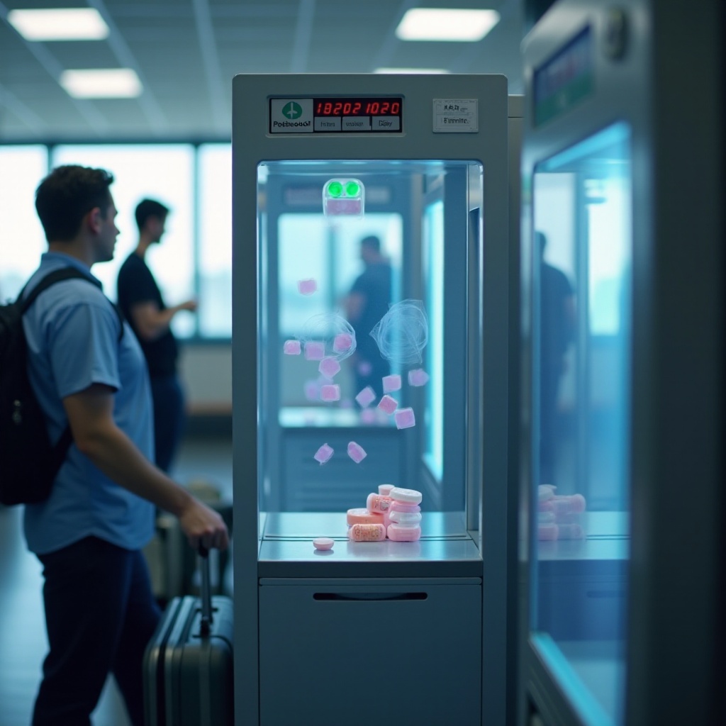 gli scanner TSA possono vedere attraverso i flaconi delle pillole