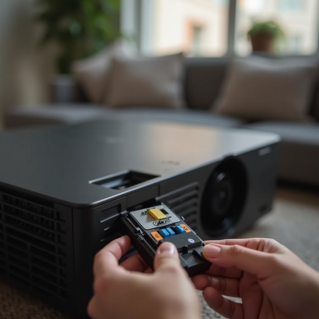 sostituzione del fusibile del proiettore home theater d ila