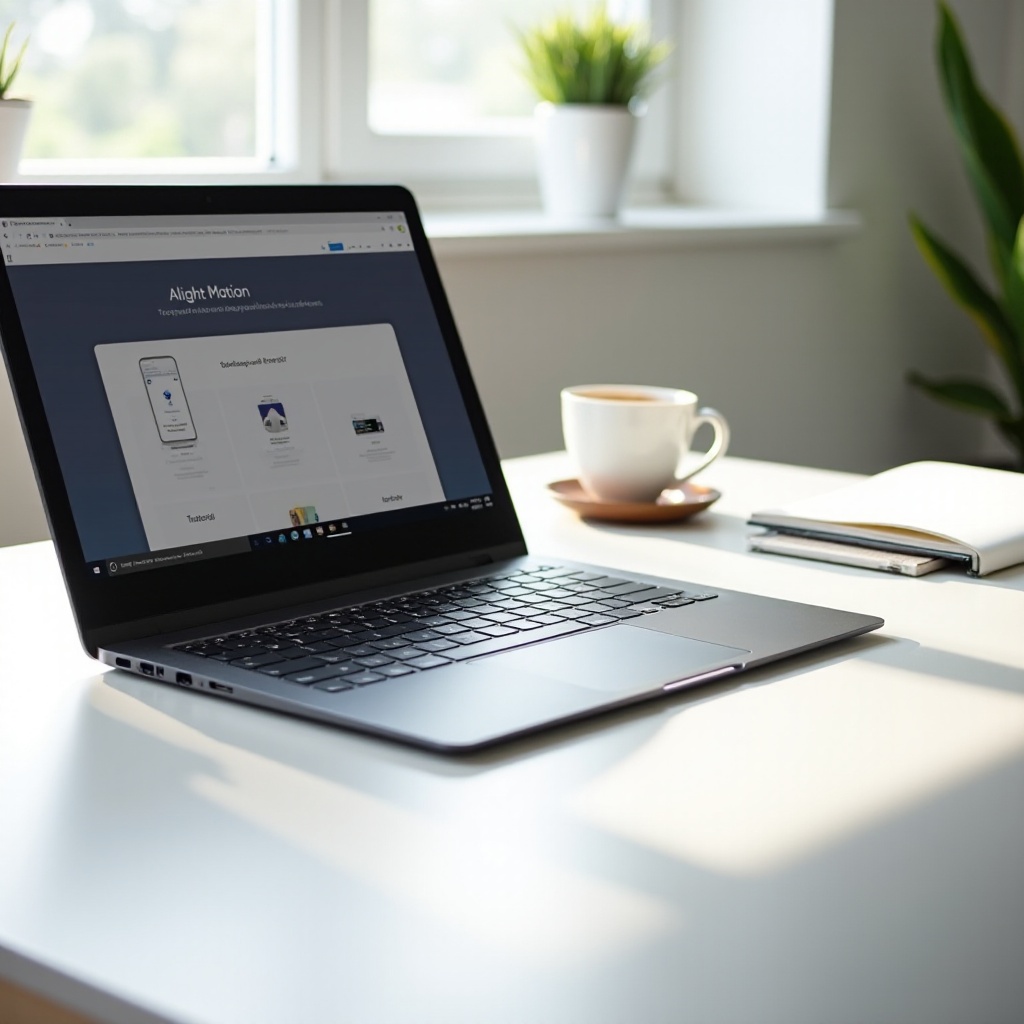 como obter Alight Motion no Chromebook