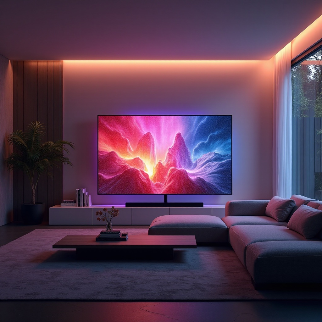 Eficiência de brilho da televisão OLED LG 2025