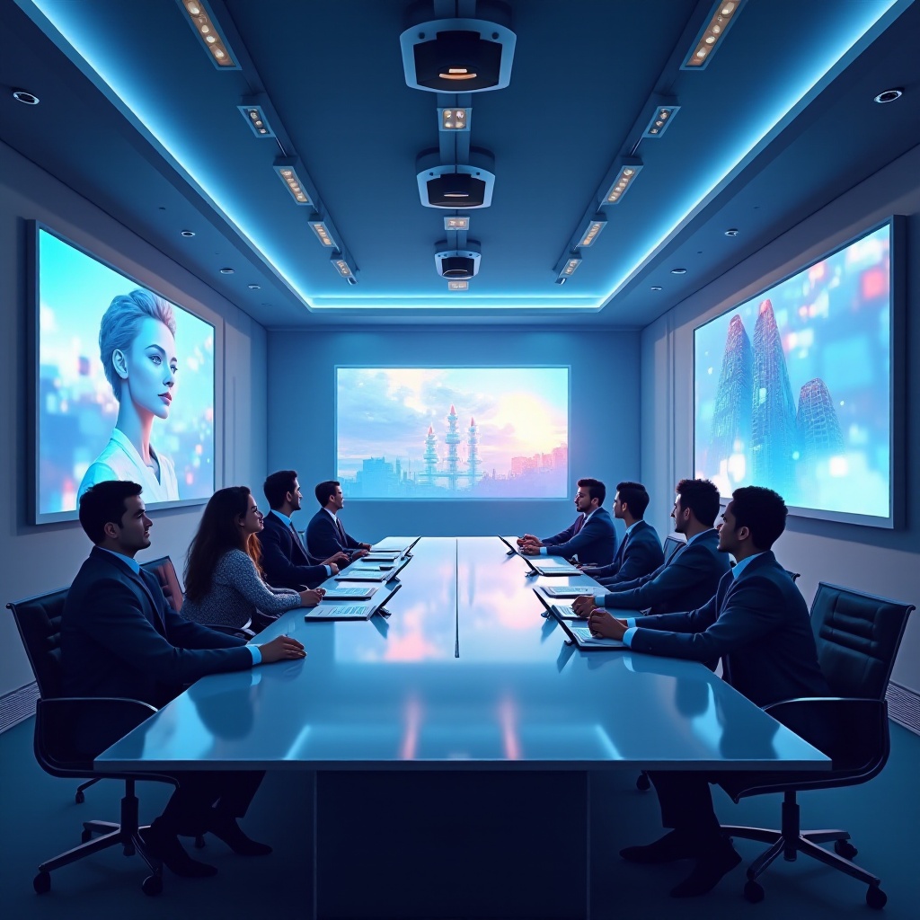 proiettori e schermi avanzati per conferenze
